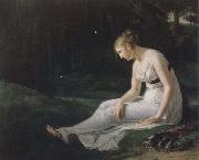 Marie Bracquemond melancholy oil painting on canvas